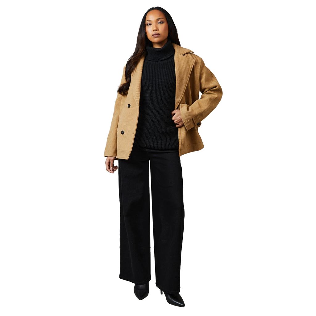 Принципы Женский/дамский воротник Деталь Двубортный пиджак