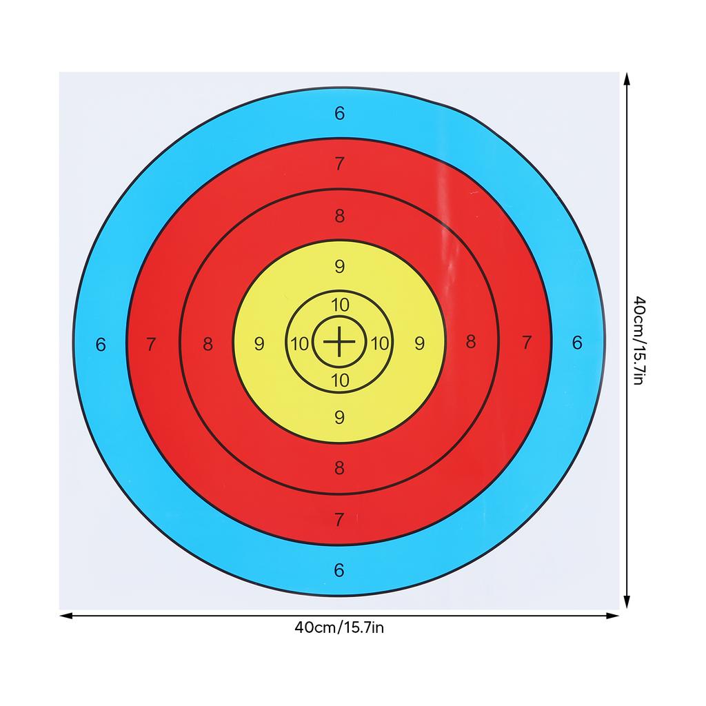 30 шт., бумажные мишени для стрельбы из утолщенной мелованной бумаги для стрельбы из лука, бумажные мишени для конкурентной изогнутости