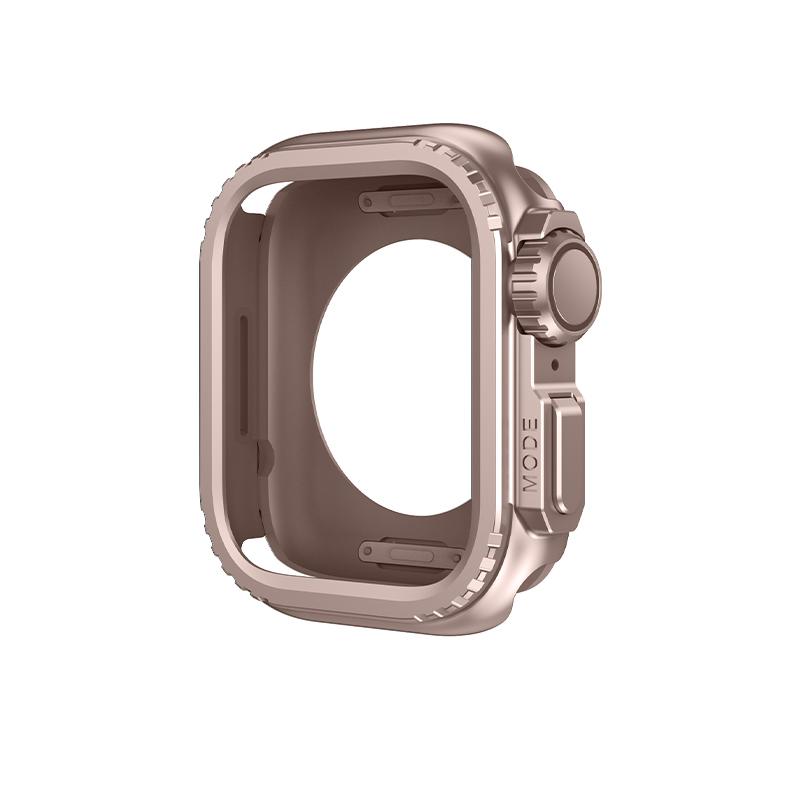 Металлический бампер для Apple Watch 45 мм, 44 мм, защитная рамка для iWatch Series 9, 8, 7, 6, 5, 4, SE, замена на Ultra 2, 49 мм