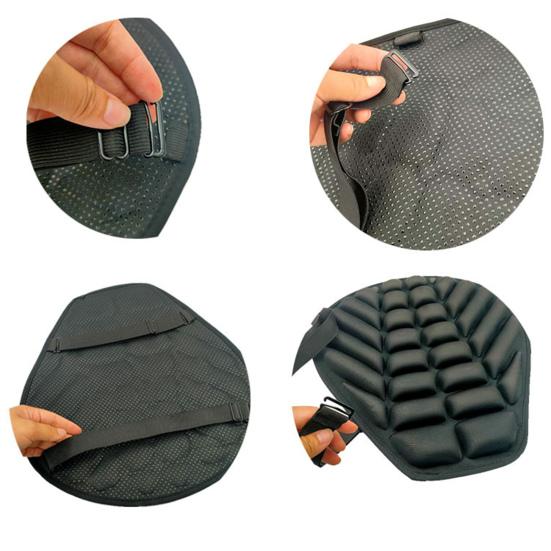 Подушка сиденья мотоцикла, максимальный комфорт, высокоэластичный материал TPE, амортизирующая ударопрочность, подушка сиденья