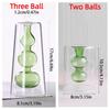 Minimalism Double-layer Flower Vase Creative Aromatherapy Diffuser Bottle Colored Glass Vase  Gift