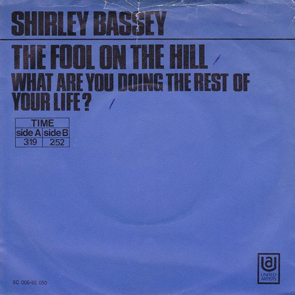 7-дюймовая пластинка SHIRLEY BASSEY The Fool On The Hill 5C00692050 United Artists 1970 Нидерланды Джаз Б/у