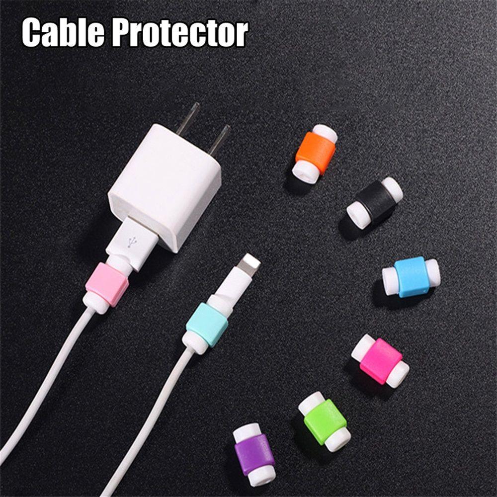 20 шт. Горячий держатель для мобильного телефона, чехол для шнура наушников, протектор, USB-зарядное устройство, защитный чехол для кабеля