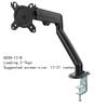 GC08-12 Desktop Monitor Mount Bracket for 13 to 27-Inch LCD Screens G12 17-32 Inch Rotate Tilt Adjust Monitor Desk Stand Support