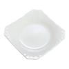 White Porcelain Square Plate for Stir-fry and Hot Dishes - Ideal for Restaurant, Hotel, or Home Use