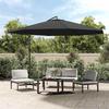 VidaXL Garden Parasol Cantilever and Aluminum Pole, Patio Sunshade, Sun Shelter, Beach Umbrella 44505