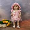 Кукла-реборн 55 см Кукла Bebe Кукла-реборн Малышка Девочка Розовая Принцесса Бати Игрушка Очень Мягкая Полнотелая Силиконовая Кукла-девочка Игрушки
