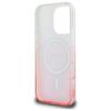 Etui do iPhone 16 Pro Guess Glitter Gradient MagSafe różowy