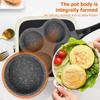 4 Holes Frying Pot Pan Thickened Non-Stick Fried Egg Pan for Egg Burger Maker Steak Ham Breakfast Cooking Kitchen Utensils