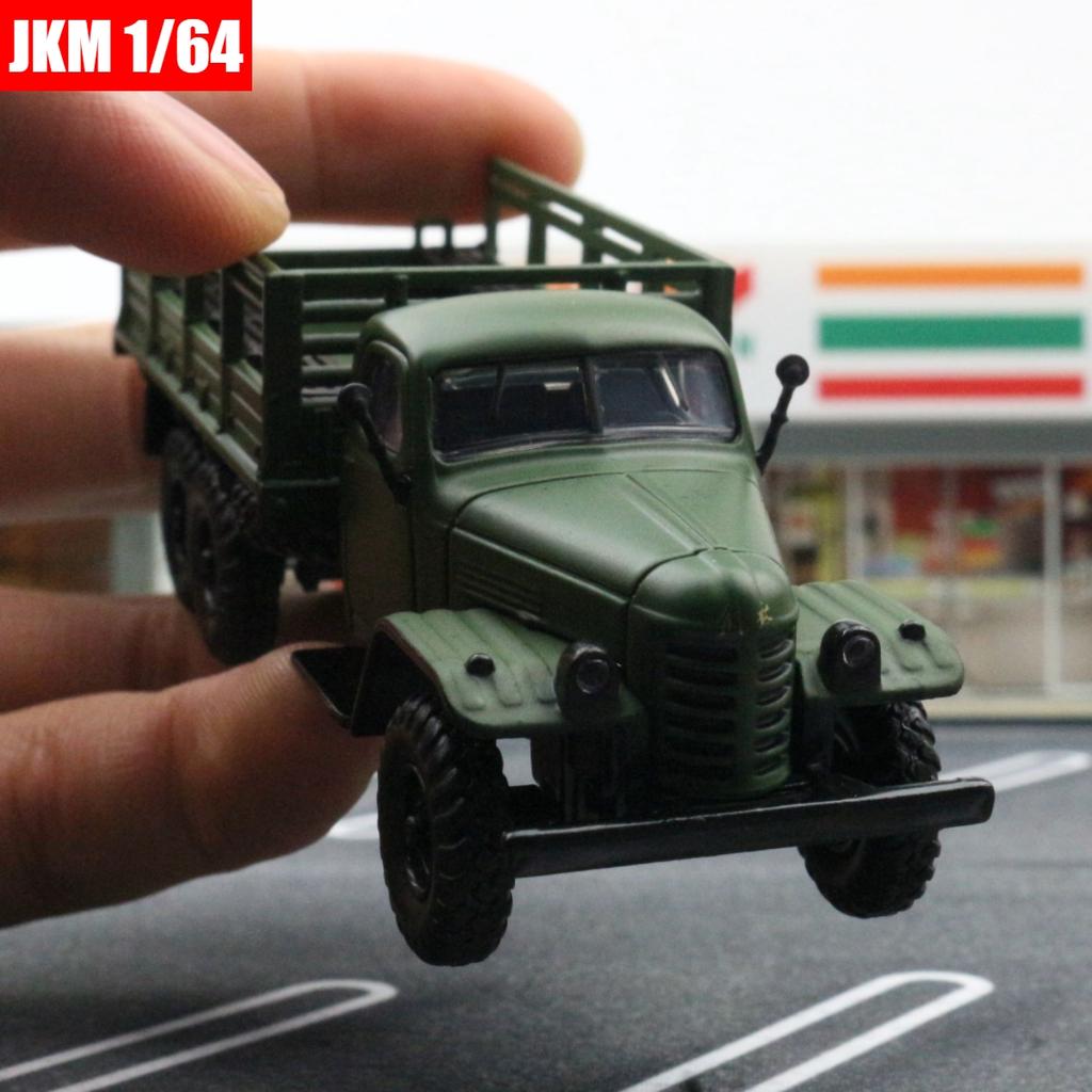 1/64 FAW CA30 Военный транспортный грузовик 1/64 JKM Литая игрушечная машинка Модель автомобиля Классический Металлический коллекционный подарок из цинкового сплава для ребенка