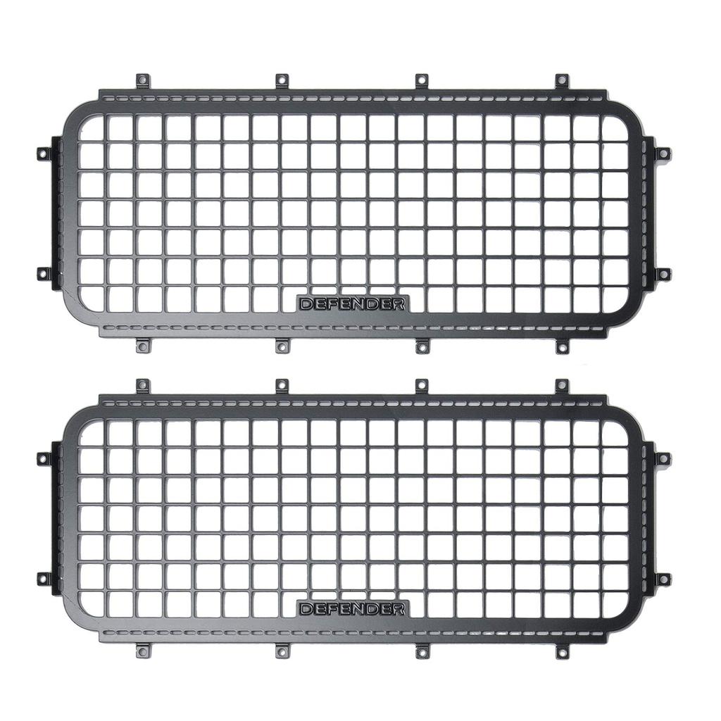 TRZX Stainless Steel RC Window Mesh Protective Net Mesh Window Cover for 1/10 Traxxas TRX-4 RC Crawler Car