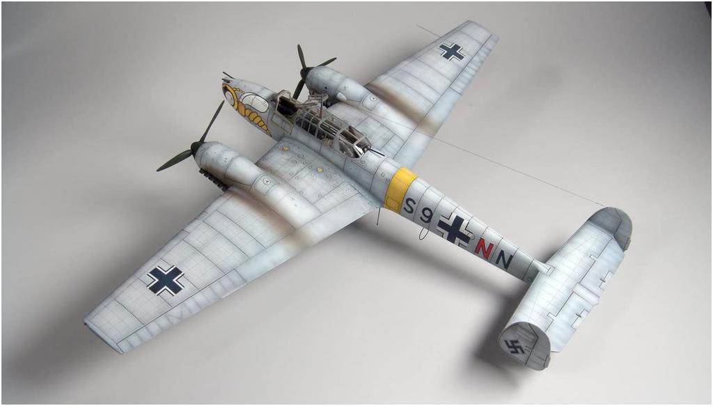Eduard 1/72 Profipack Messerschmitt Bf110E Немецкие ВВС Пластиковая Сборная Модель EDU7083