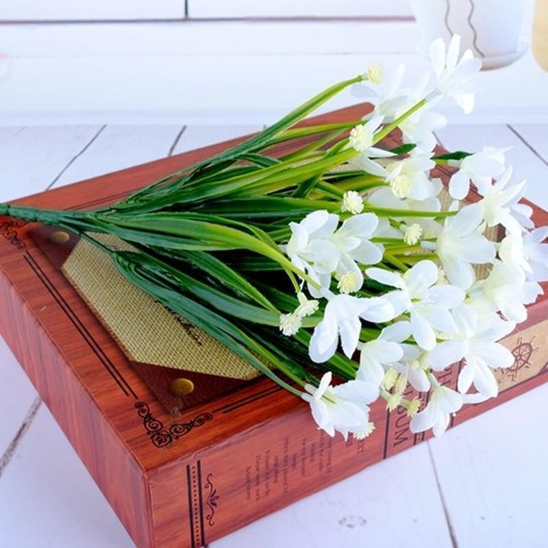 1 шт. орхидея искусственный цветок поддельные растения шелковая свадебная вечеринка композиция для украшения дома и сада