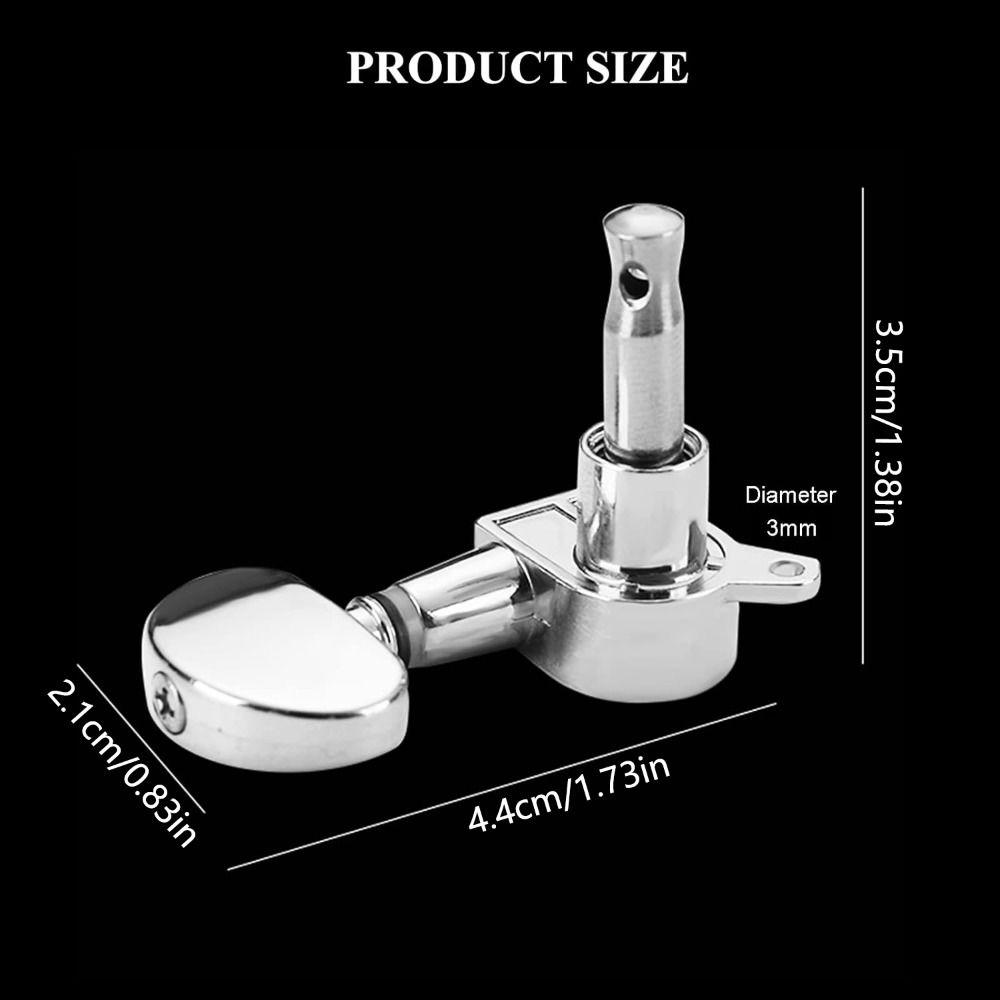 6 шт. 3 левые/правые колки электрогитары набор ключей для настройки электрогитары со стальными струнами