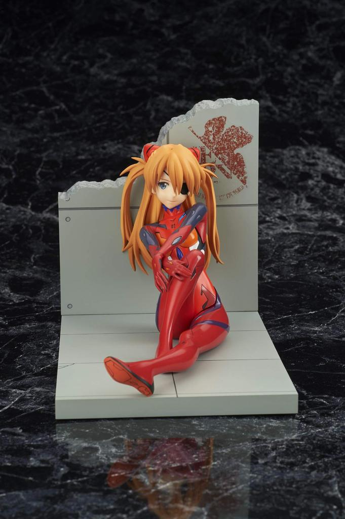 Shin Evangelion Театральная версия Shikinami Asuka Langley Plug Suit Новая Театральная версия Цветная шкала ПВХ Окрашенная Полная Фигурка BF090 Ver. 1/7
