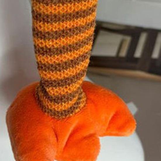 Plush Turkey Headwear with Movable Legs Soft Lining Comfortable Fit Thanksgiving Turkey Hat Festival Party Accessory Holiday Decoration