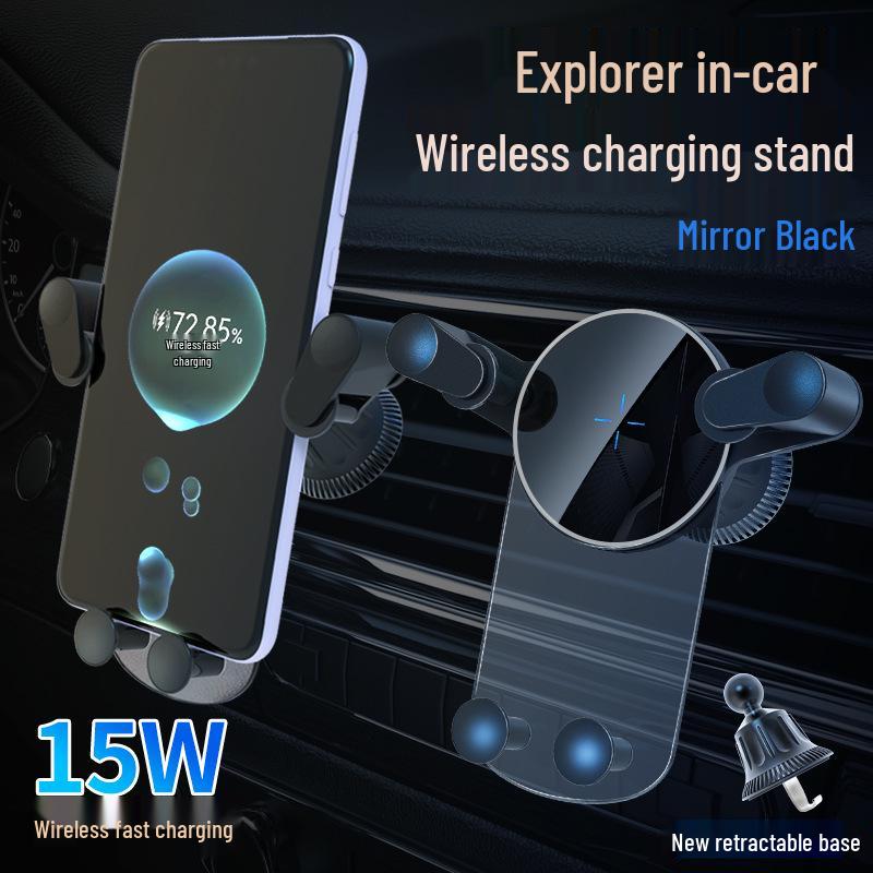 15W Wireless Car Phone Charger & Holder