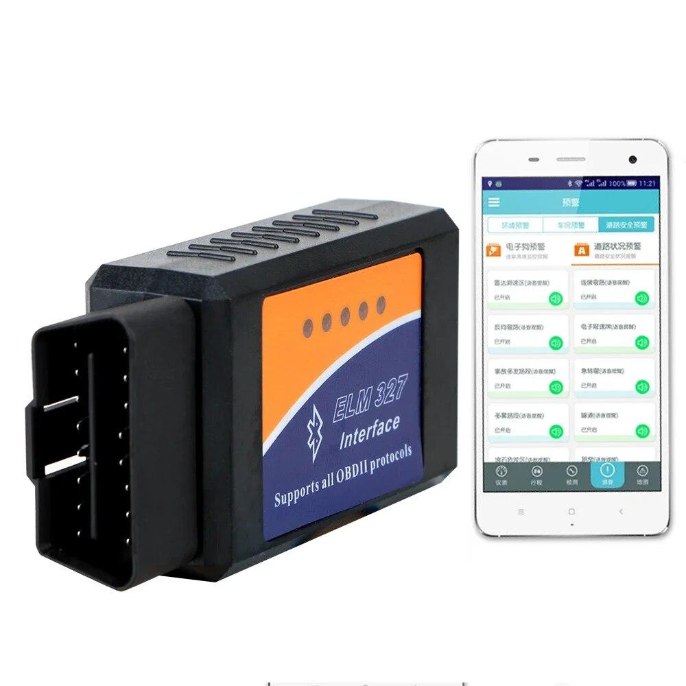 ELM 327 V2.1 OBD2 Code Reader Bluetooth ELM327 OBDII Автомобильные аксессуары OBD2 Диагностические инструменты для автомобилей Сканер Universal