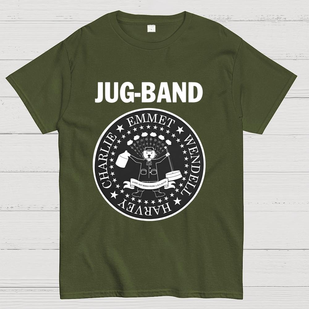 Jug Band Unisex 100% Cotton Summer Casual Cool Loose T-Shirt