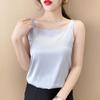 Yousheng Женский жилет с квадратным воротником без рукавов Гладкие майки Однотонные дышащие повседневные майки на каждый день