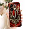 For ITEL P65 Feather Crown Initial Letter Phone Case For Itel P671L ItelP65 Shockproof Soft Silicone Covers Bumpers