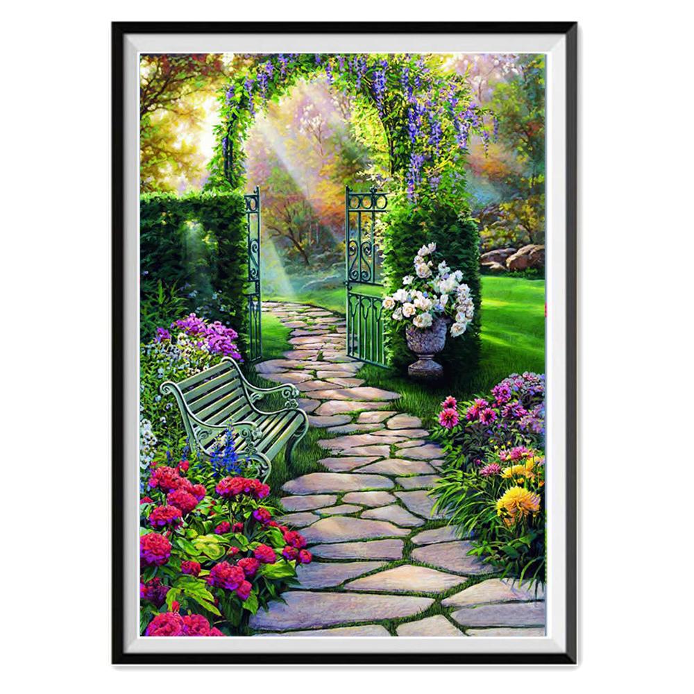 5D алмазная живопись «сделай сам», серия растений, полный бриллиант, ручная работа, алмазная вышивка, мозаика, украшение для дома, гостиной, подарок