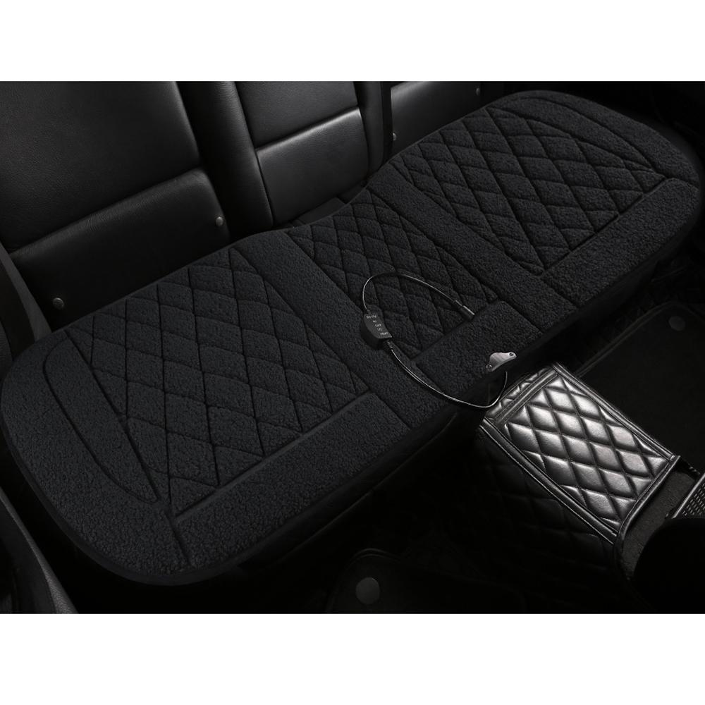 12 В Подогреваемый чехол для автомобильного сиденья Зимний обогреватель Комплект электрообогрева для передних и задних сидений Универсальный нагревательный коврик Авто Быстро нагреваемые коврики