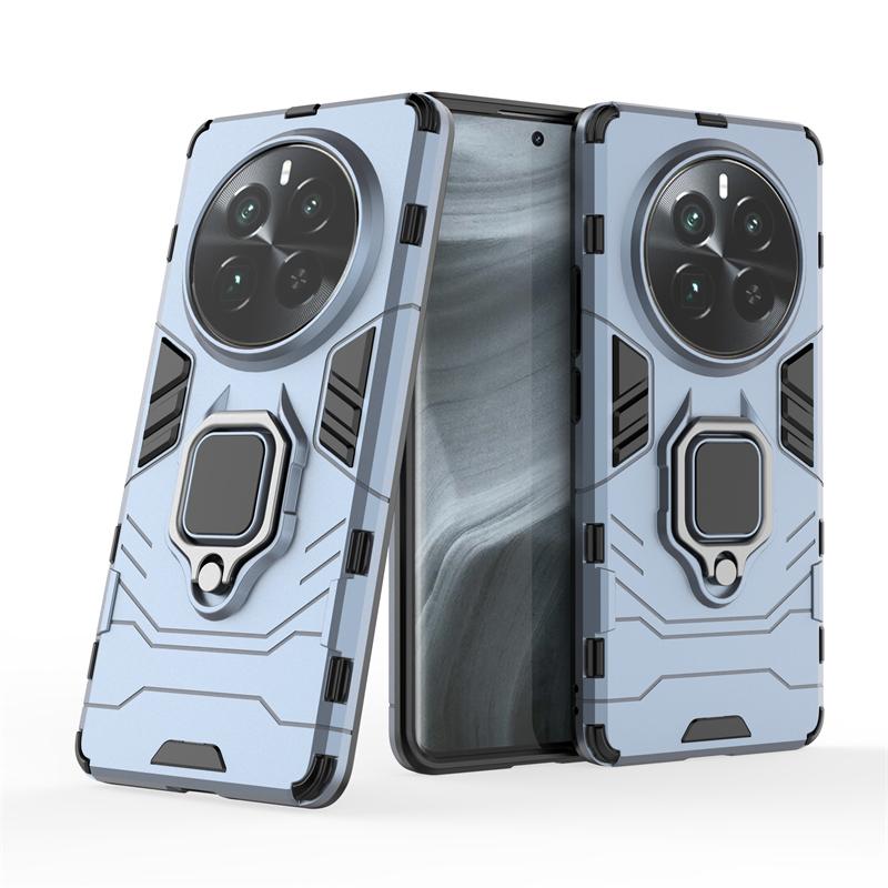 Phone Case For OPPO Realme 12X Cover Realme 12X Capas Shockproof Phone Bumper Holder Ring Magnetic Armor Case Realme 12X Fundas