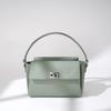 New High-end Small Square Bag, Leather Underarm Bag, Simple Commuting Small Bag, Niche Metal Buckle Bag