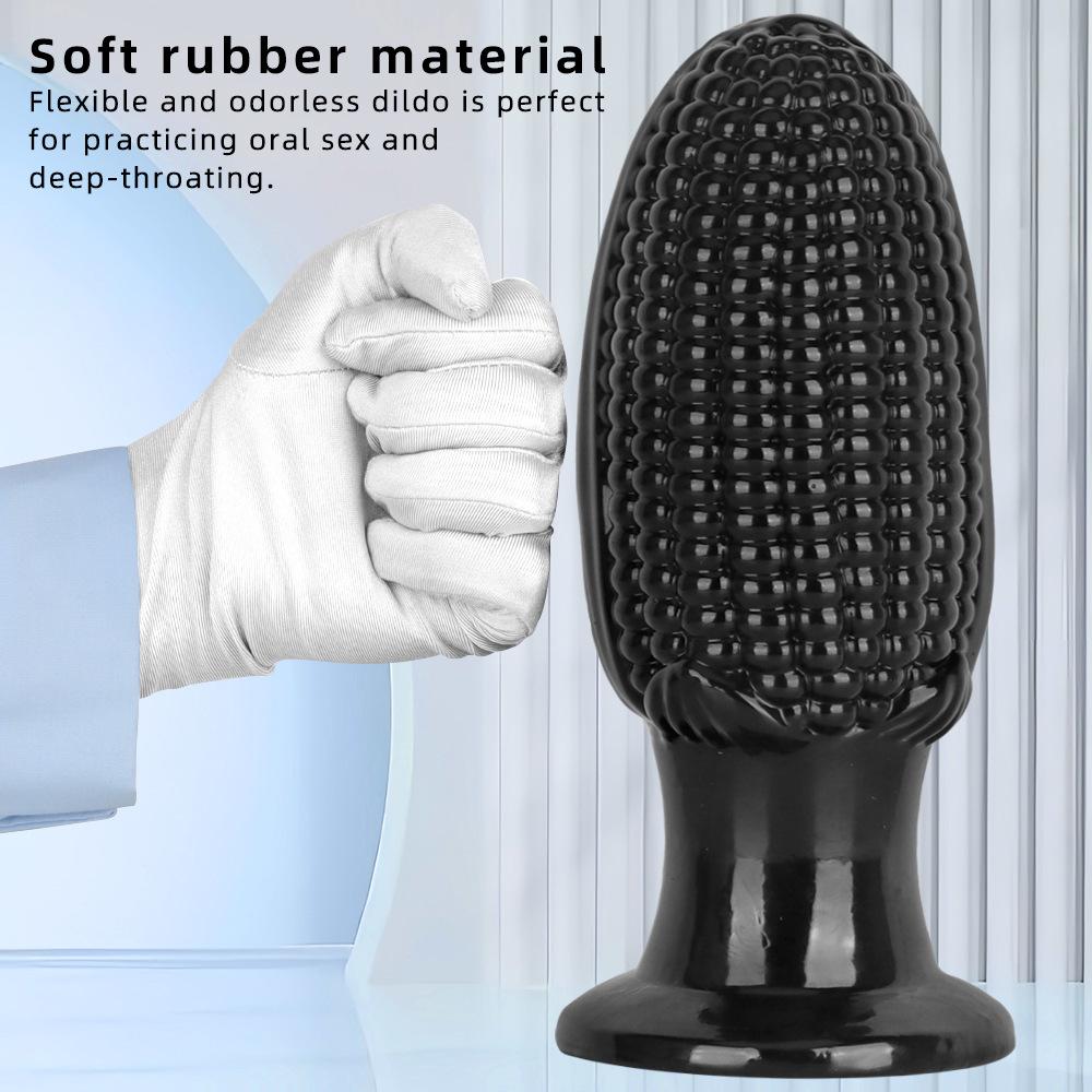 Черный ПВХ большой анальный дилдо фистинг мастурбатор секс игрушка 18+ большой член имитация пениса