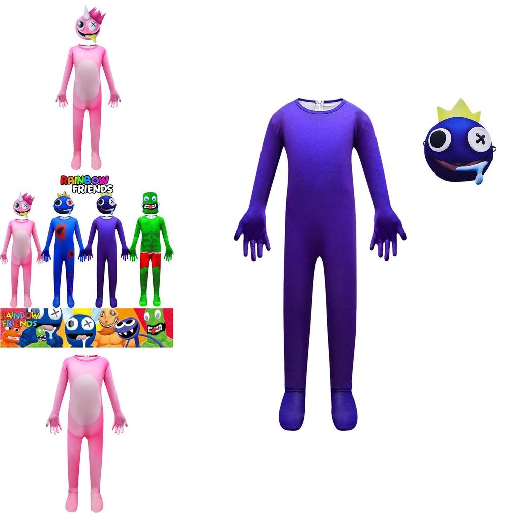 Костюм-комбинезон Roblox Rainbow Friends для детей, идеально подходящий для косплея и Хэллоуин-вечеринок