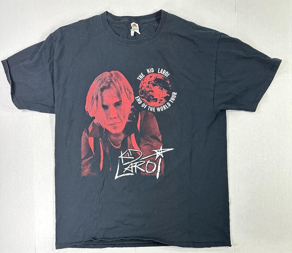The Kid LAROI End of the World Tour 2022 Men’s Large Black Concert Tee Unisex T-Shirt