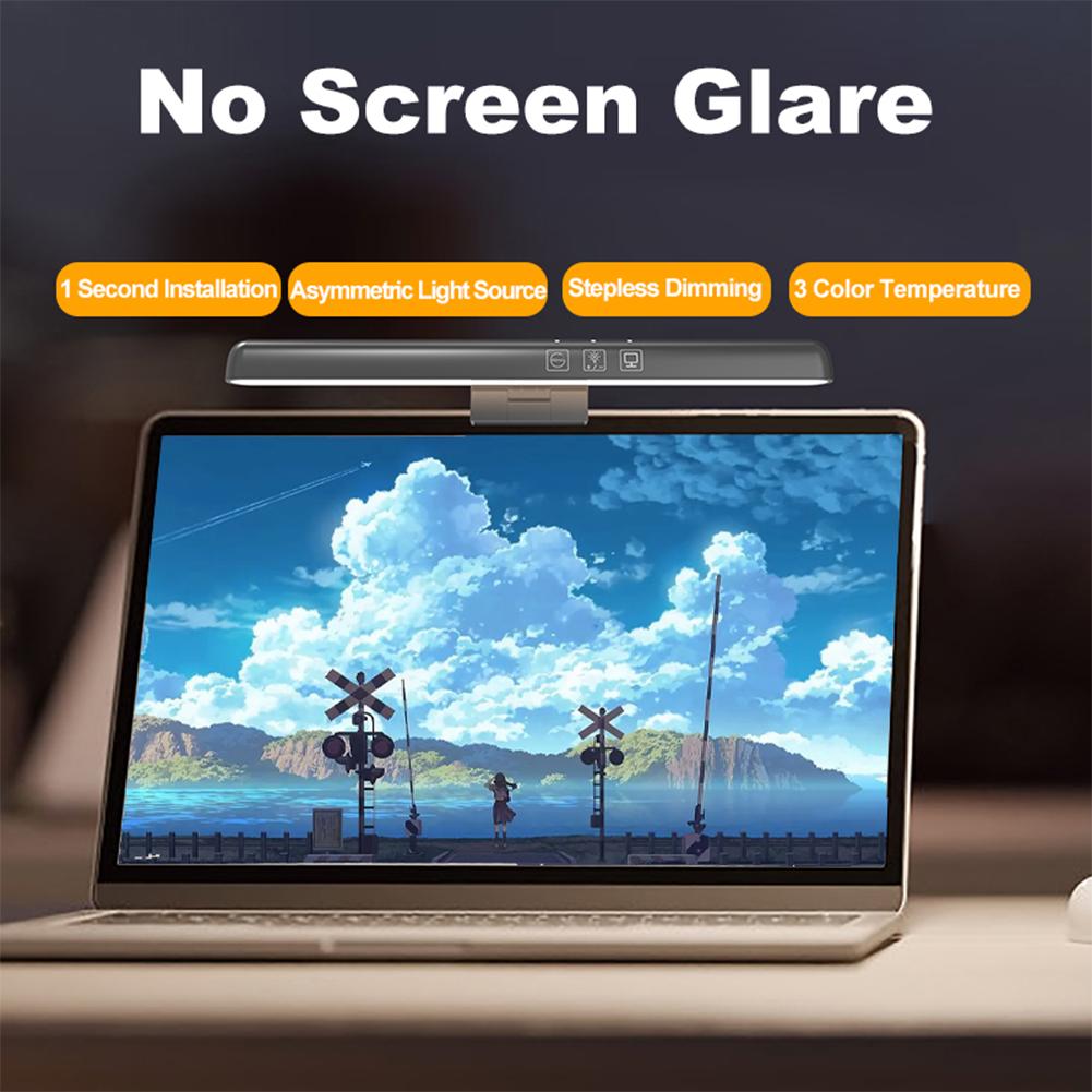 Светодиодная лампа-планка для монитора с регулировкой яркости, лампа для компьютерного монитора с питанием от USB, световая панель для экрана для стола/офиса/дома/игры