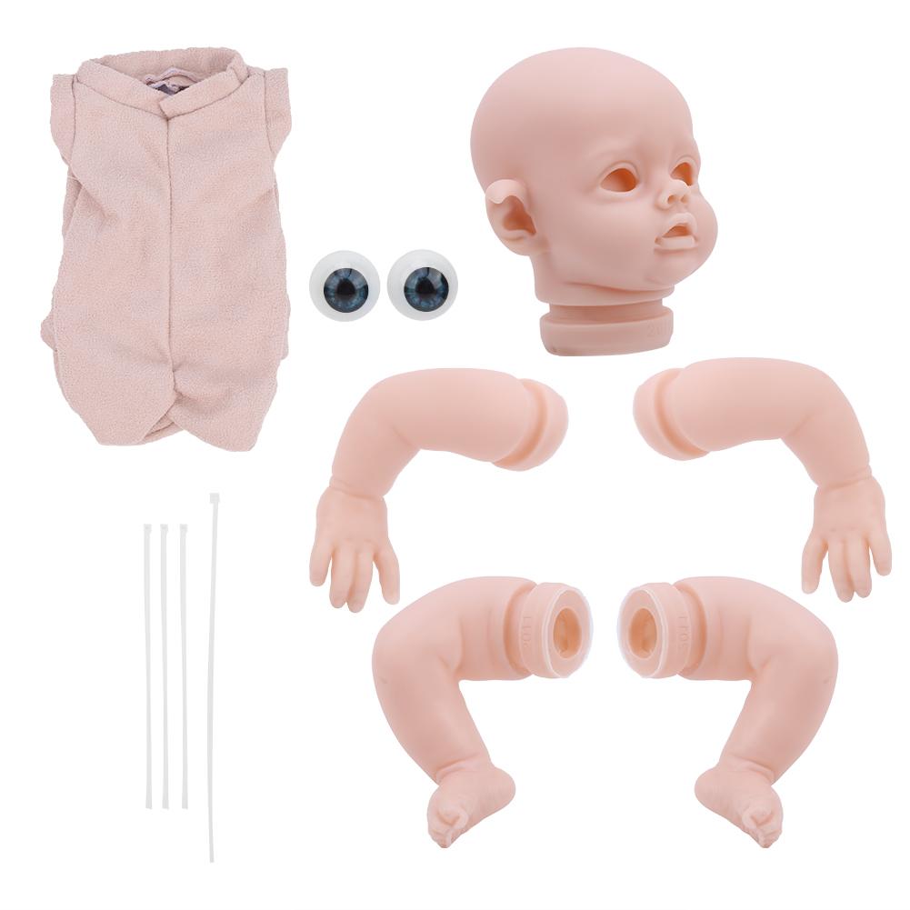 12-дюймовые виниловые куклы Reborn наборы DIY неокрашенные куклы Reborn Baby Mold наборы деталей ToyWhite 12 дюймов