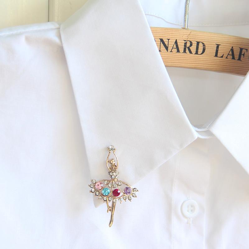 Cotton Fake Collar Shirt Women, Rhinestone Beads Square Collar Fake Collar Shirt Collar Sweater Decorative Collar