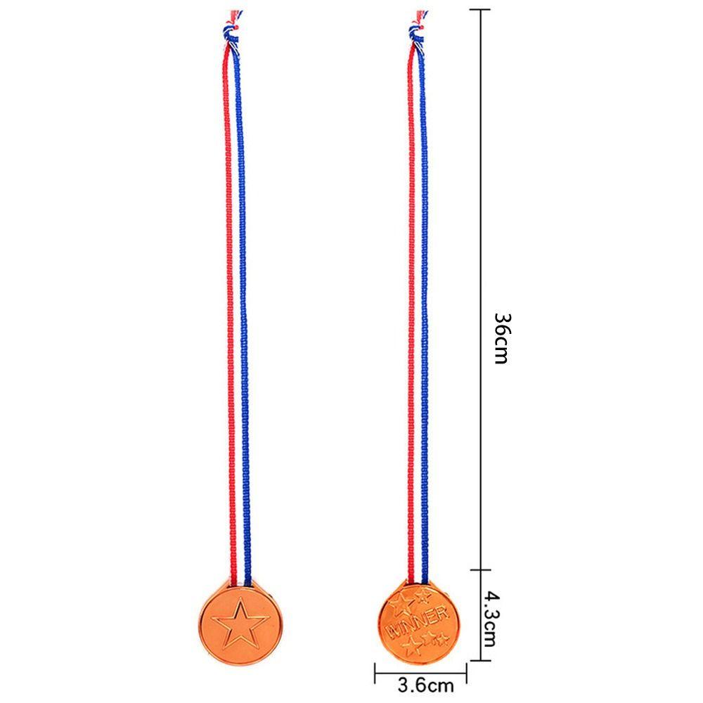 Sports Game Gold Silver Bronze Medals Dancing Plastic Competition Prizes Prizes