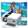 X6 Product Projectors Full Hd 1080p 380 Ansi Lumens Video Home Theater Android 13 5g Wifi Bt5.2 Led Beam Projector