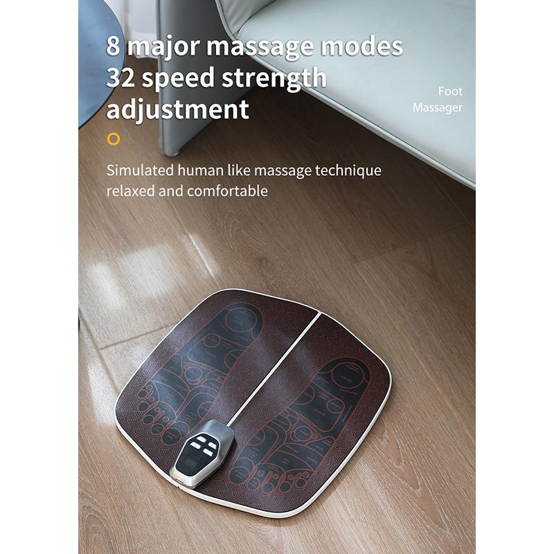Foot Massage Mat Massager Feet EMS Electric Tool Device Blood Circulation Spa Exerciser Insoles Machine