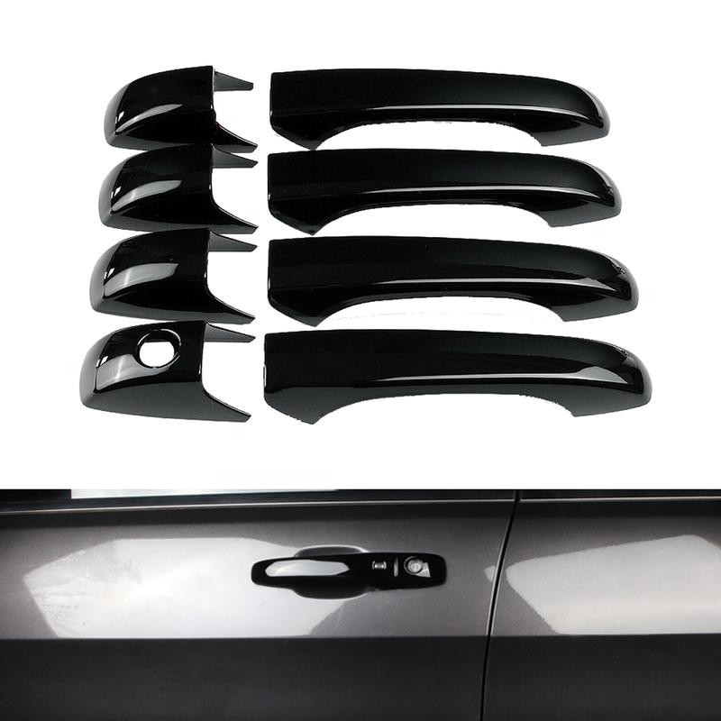 for Chrysler 300 300C 2005 2006 2007 2008 2009 2010 Gloss Black Door Handle Cover Creative Stickers Trim Car Accessories Gadget