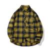 Women's Warm Plaid Shirt Autumn And Winter Long Sleeve Buttons Up Jacket Soft Lined Flannel Coat With Pockets