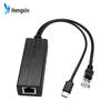 Сплиттер Gigabit POE с портом Type-C, модуль питания USB 48 В на 5 В