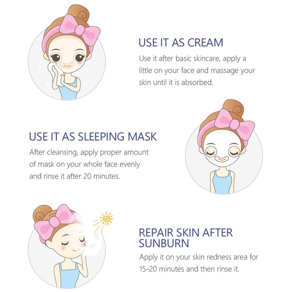 Японская маска для сна с сакурой, увлажняющая ночная маска для лица против морщин, уход за кожей, восстанавливающая, питательная, осветляет тон кожи