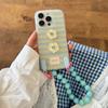 Летний контрастный клетчатый кольцо-пряжка для iPhone17promax для Apple 14 чехол для мобильного телефона 13 новая модель 16