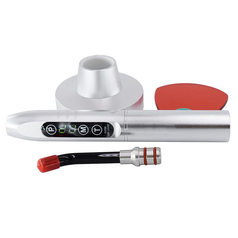 Niceden Стоматологическая полимеризационная лампа 1500 мВт/см2, алюминиевая, цветная, беспроводная, для отбеливания зубов, смола, затвердевающая лампа, стоматологические инструменты