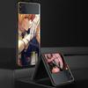Чехол для телефона Huner X-Hunters Курапика для Samsung Galaxy Z Flip 7 6 5 4 3 5G Ударопрочный чехол Z Flip7 Flip6 ZFlip5 Flip3 Flip4 Lux