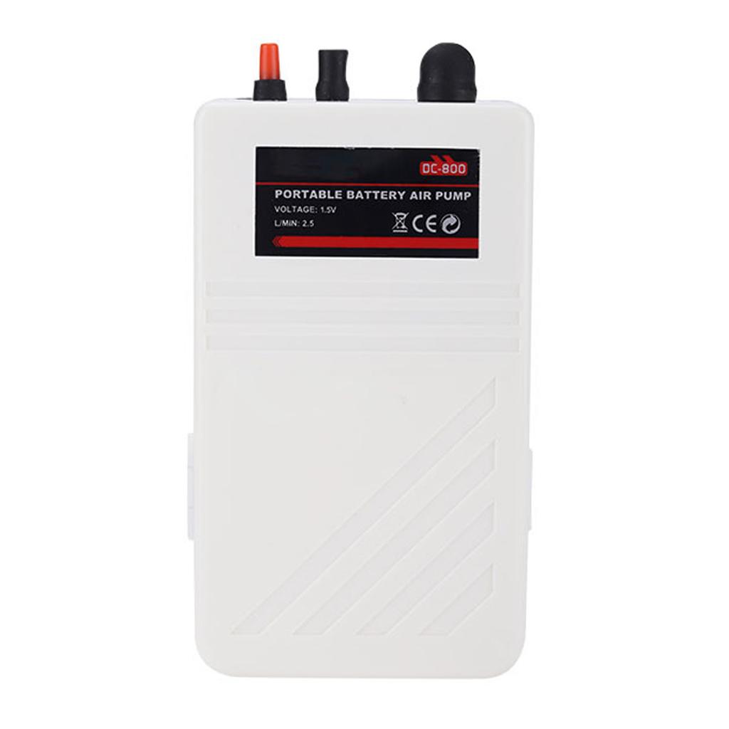 Комплекты аквариумных воздушных насосов Кислородный воздушный насос с трубчатым воздушным камнем для аквариума с батарейным питанием