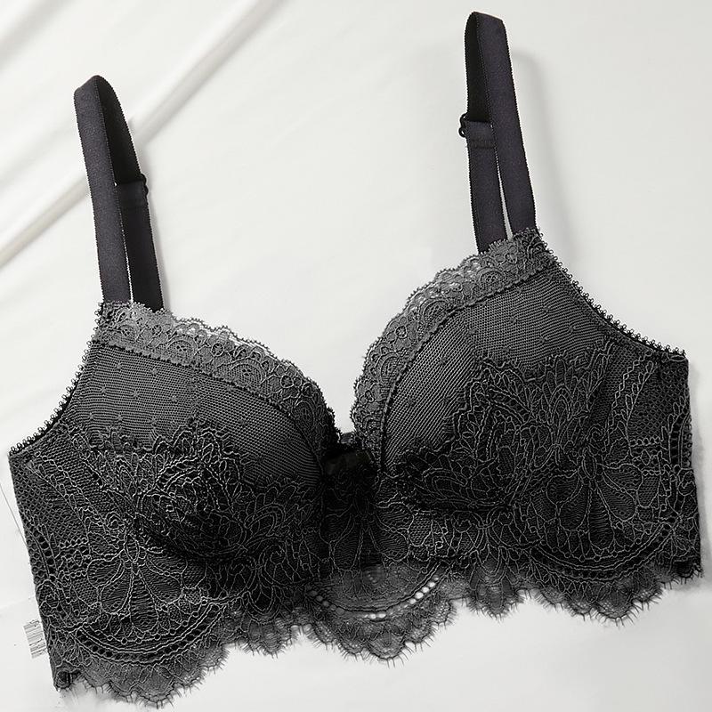 Комплект бюстгальтера пуш-ап для женщин с плоской грудью: Бесшовный, Регулируемый, Боковая поддержка, Предотвращающий провисание, Сексуальный дизайн.