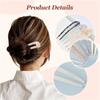 Geometric Design Hair Pins Acetate Hair Sticks Fashion Hair Bun  for Women Girls