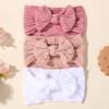 3Pcs Solid Color Baby Headband for Children Hair Band Elastic Nylon Newborn Headbands Soft Turban Headwrap Kid Hair Accessories
