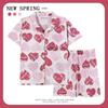 Милый женский хлопковый комплект пижамы с коротким рукавом - Летний стиль